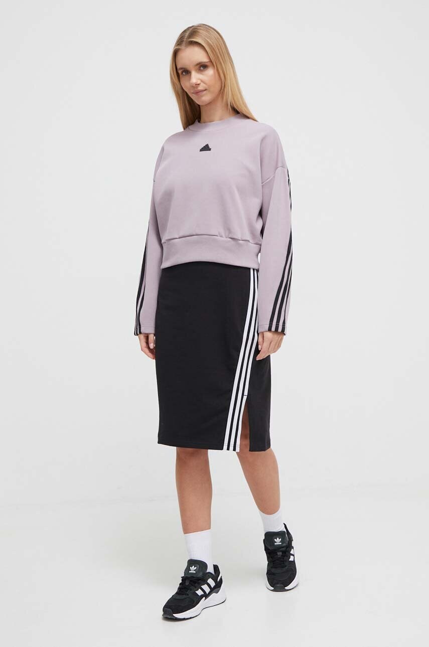Кофта adidas жіноча колір рожевий однотонна