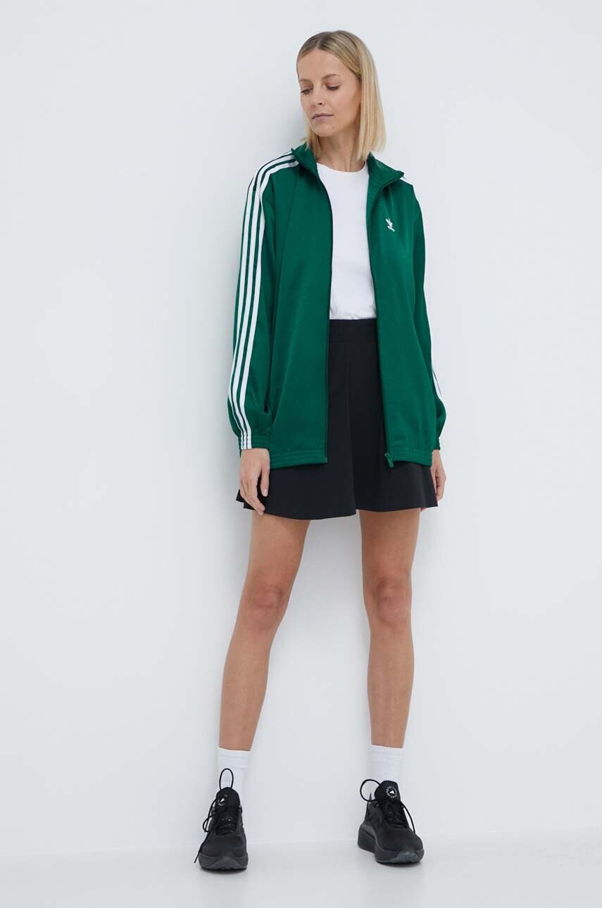 Кофта adidas Originals Track Top жіноча колір бірюзовий з аплікацією IP0699