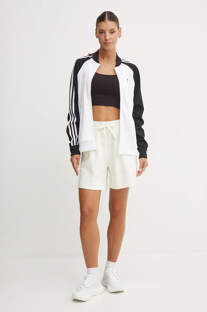 Кофта adidas Originals Adicolor Classic SST жіноча колір білий візерунок IS4103