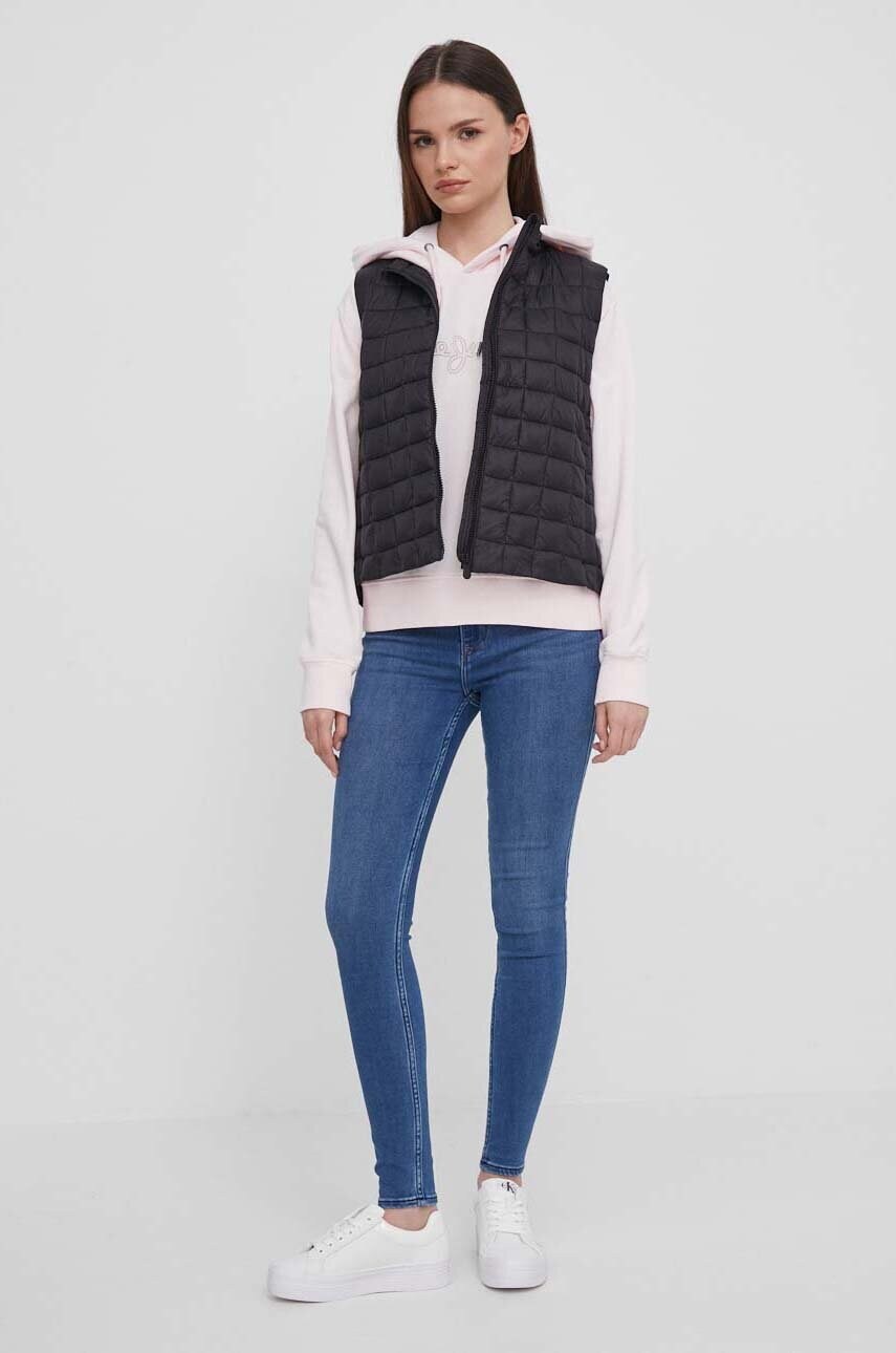 Кофта Pepe Jeans Lana HOODIE жіноча колір рожевий з капюшоном принтом PL581440