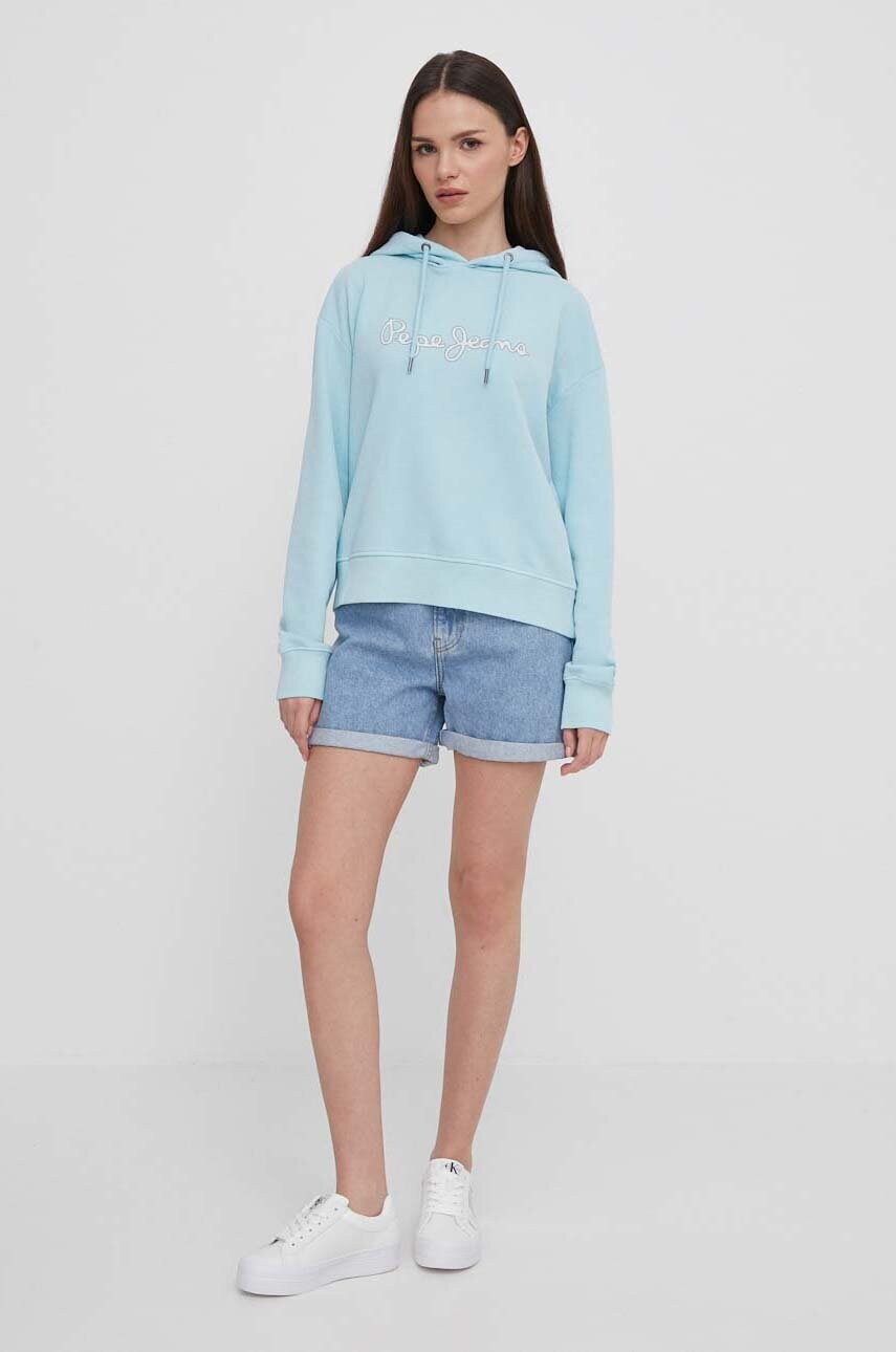 Кофта Pepe Jeans Lana HOODIE жіноча з капюшоном принтом PL581440