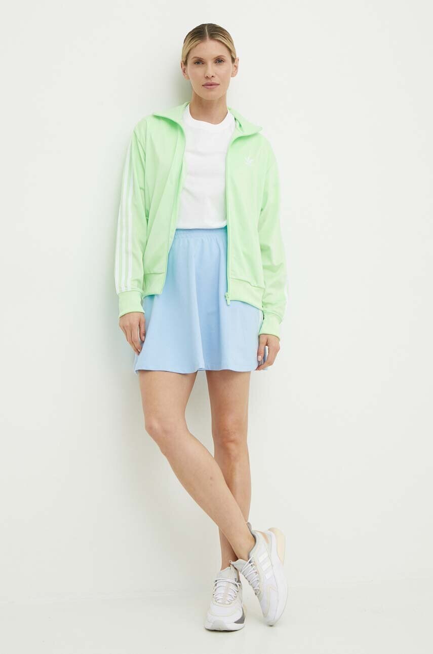 Кофта adidas Originals жіноча колір зелений з аплікацією IP0614