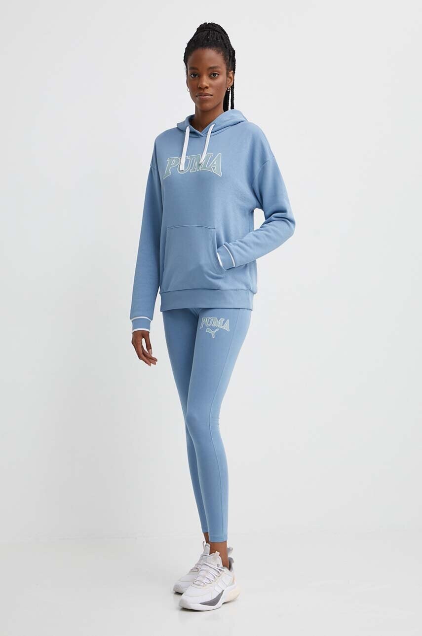 Кофта Puma SQUAD жіноча з капюшоном меланж 677899