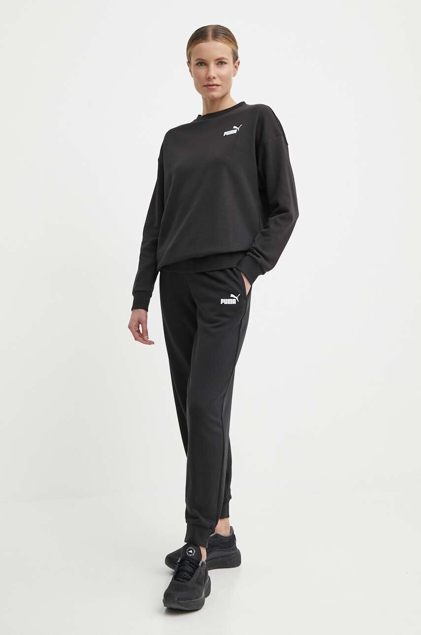 Кофта Puma жіноча колір чорний однотонна 678742