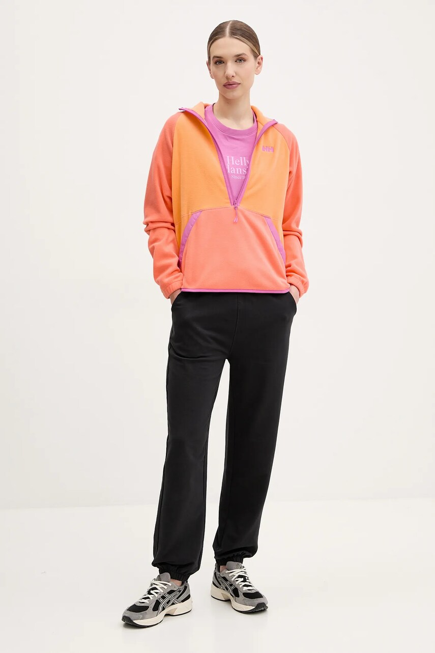 Спортивна кофта Helly Hansen Rig колір помаранчевий візерунок 54082
