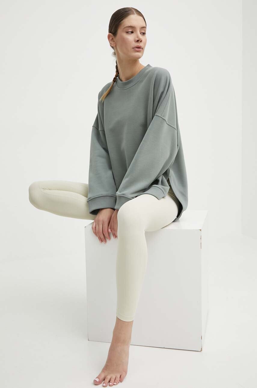 Кофта JOYINME Kind колір зелений однотонна