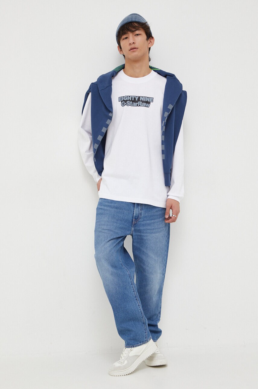 Бавовняна кофта G-Star Raw чоловіча  з принтом