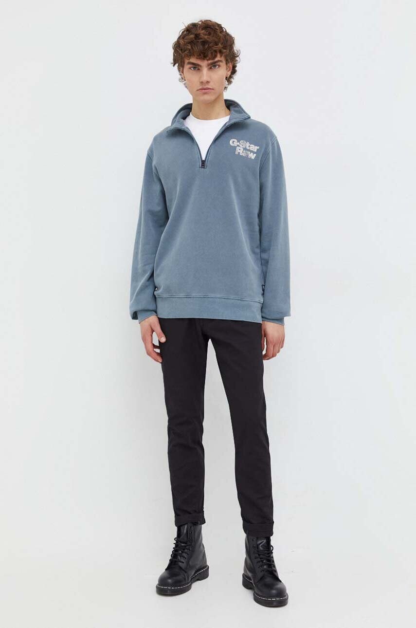 Бавовняна кофта G-Star Raw чоловіча  з принтом