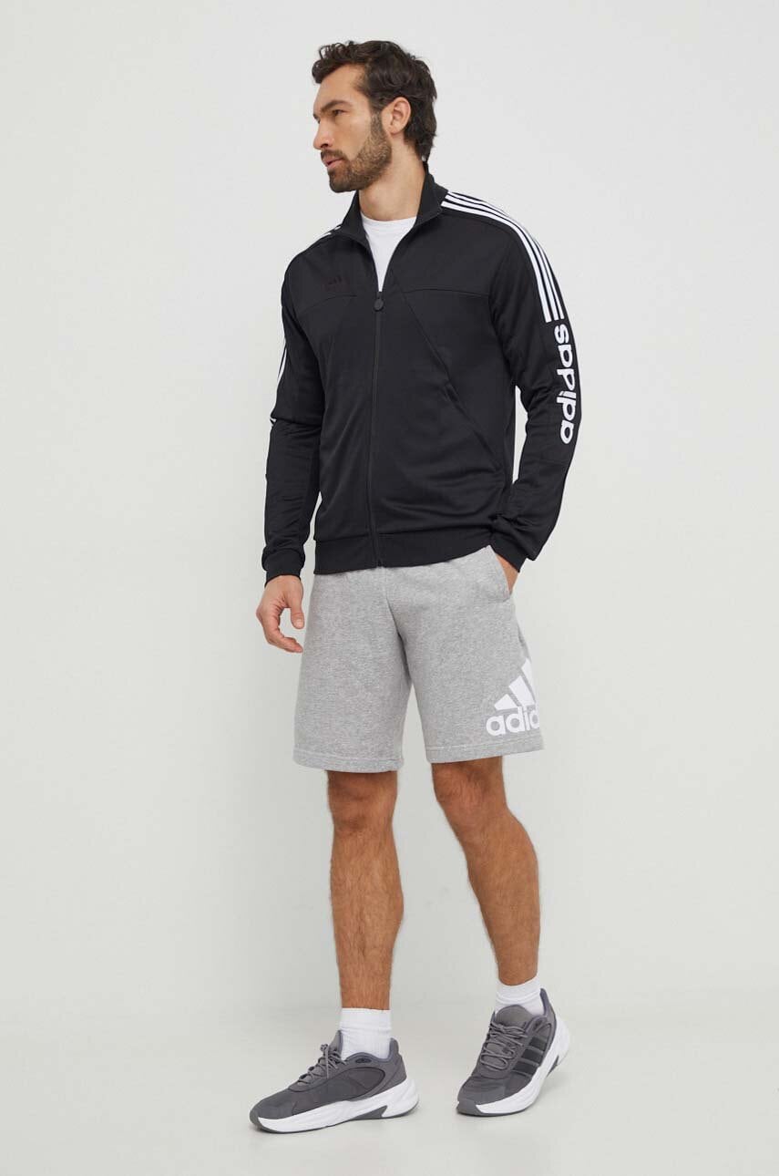 Кофта adidas TIRO чоловіча колір чорний з принтом