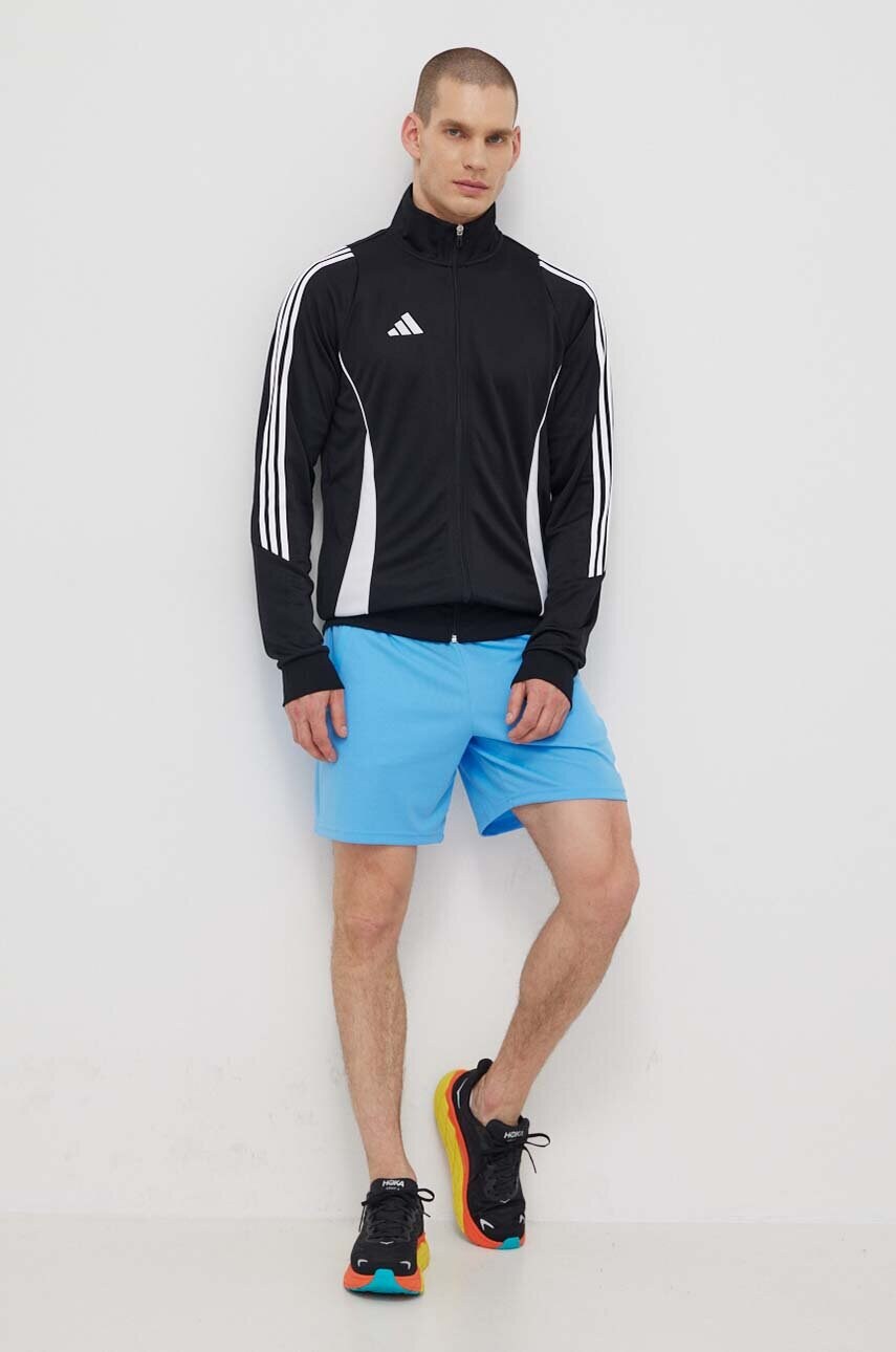 Тренувальна кофта adidas Performance Tiro 24 колір чорний з аплікацією IJ9959