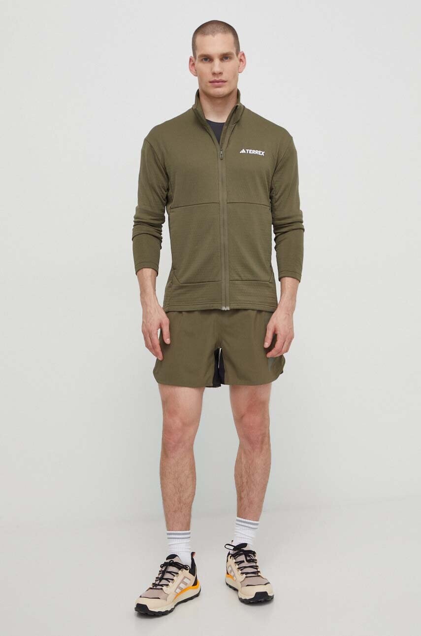 Спортивна кофта adidas TERREX Multi колір зелений однотонна