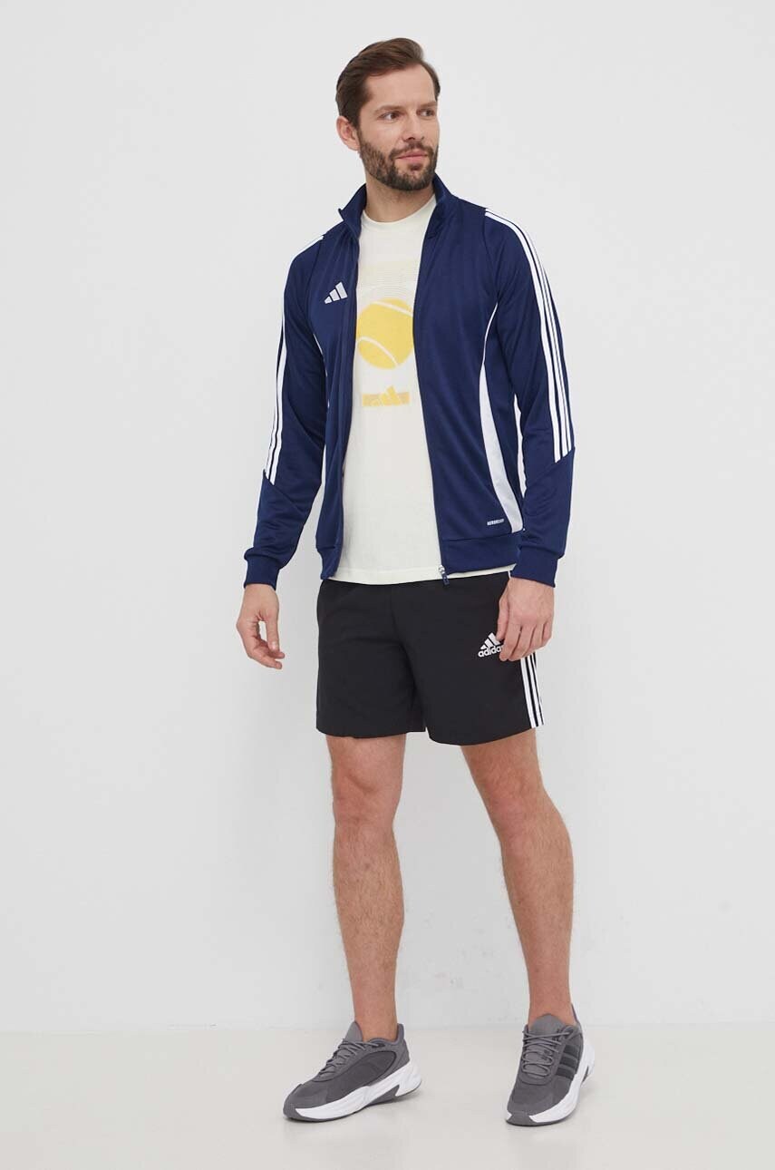 Тренувальна кофта adidas Performance Tiro 24 колір синій з аплікацією IR7498