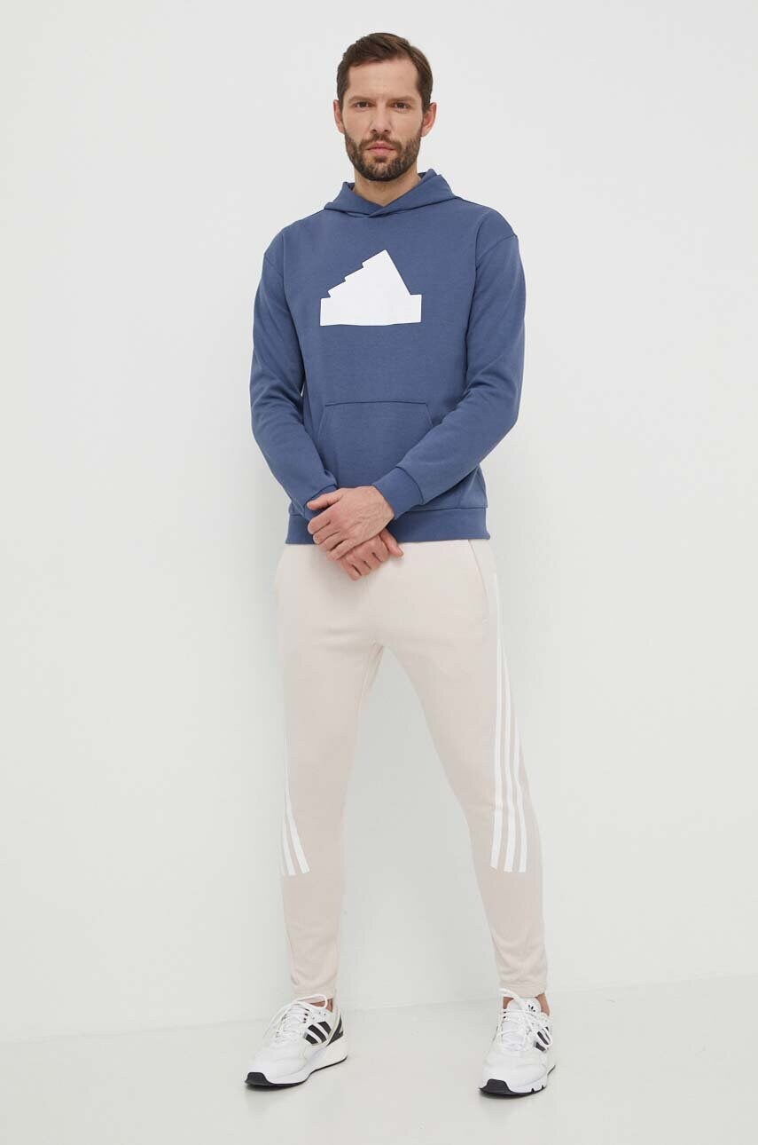Кофта adidas чоловіча з капюшоном з аплікацією IR9186