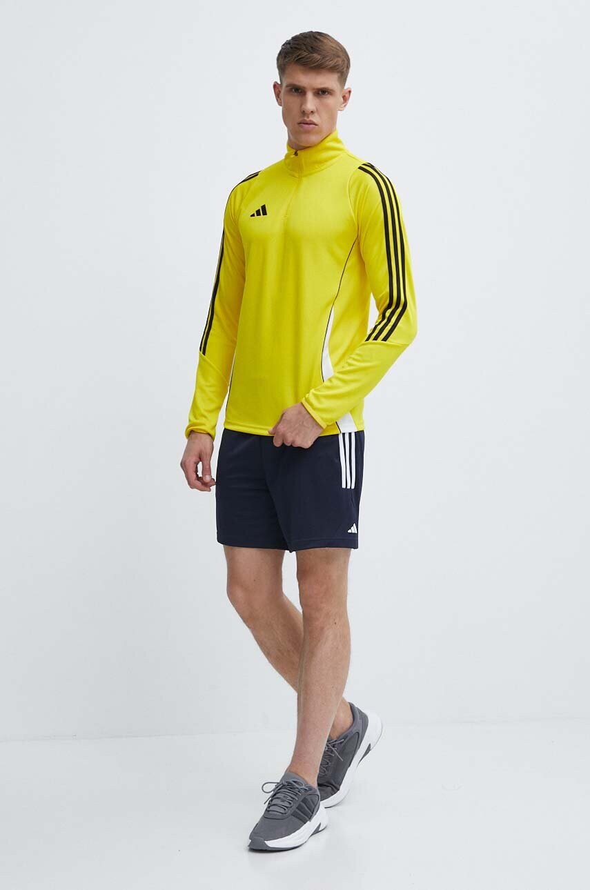 Тренувальна кофта adidas Performance Tiro 24 колір жовтий з аплікацією IS1043