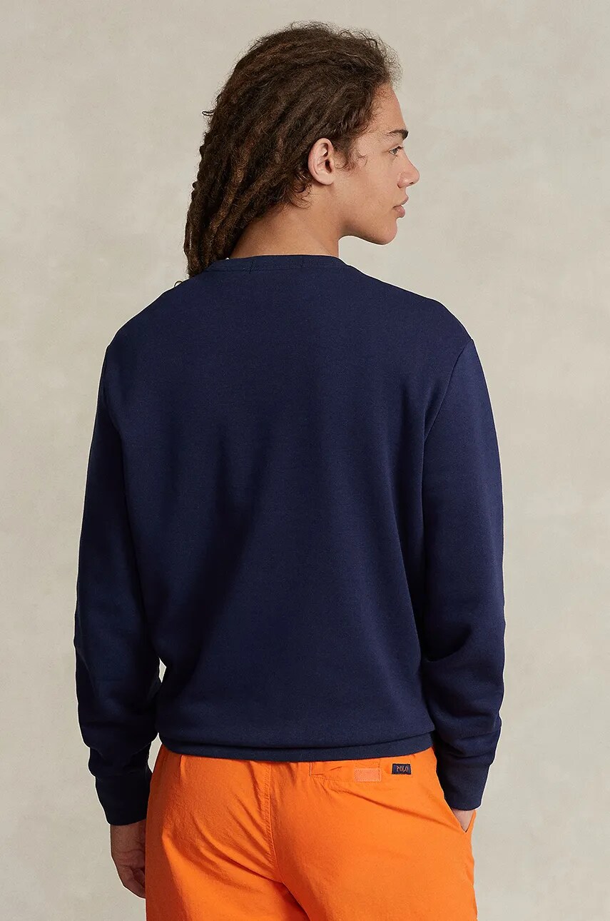 Кофта Polo Ralph Lauren чоловіча колір білий з принтом 710835770