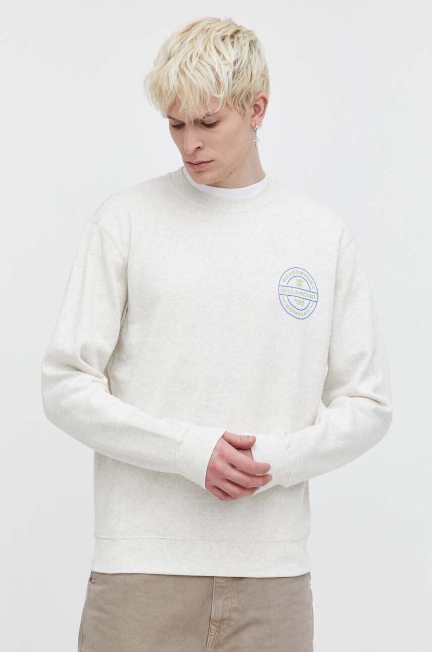 Кофта Billabong чоловіча колір сірий з принтом ABYSF00120