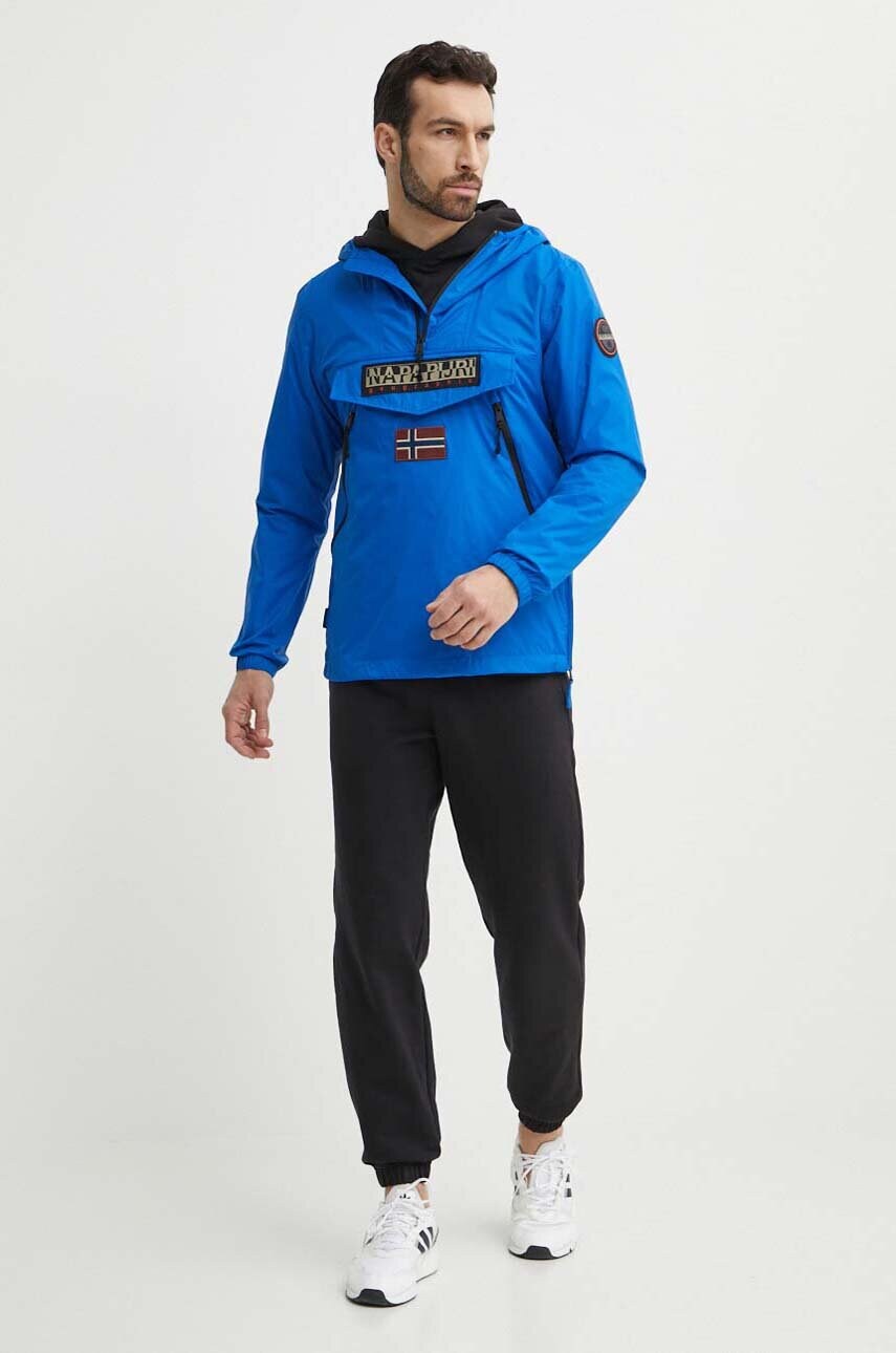 Кофта Helly Hansen чоловіча колір чорний з капюшоном з аплікацією 53533