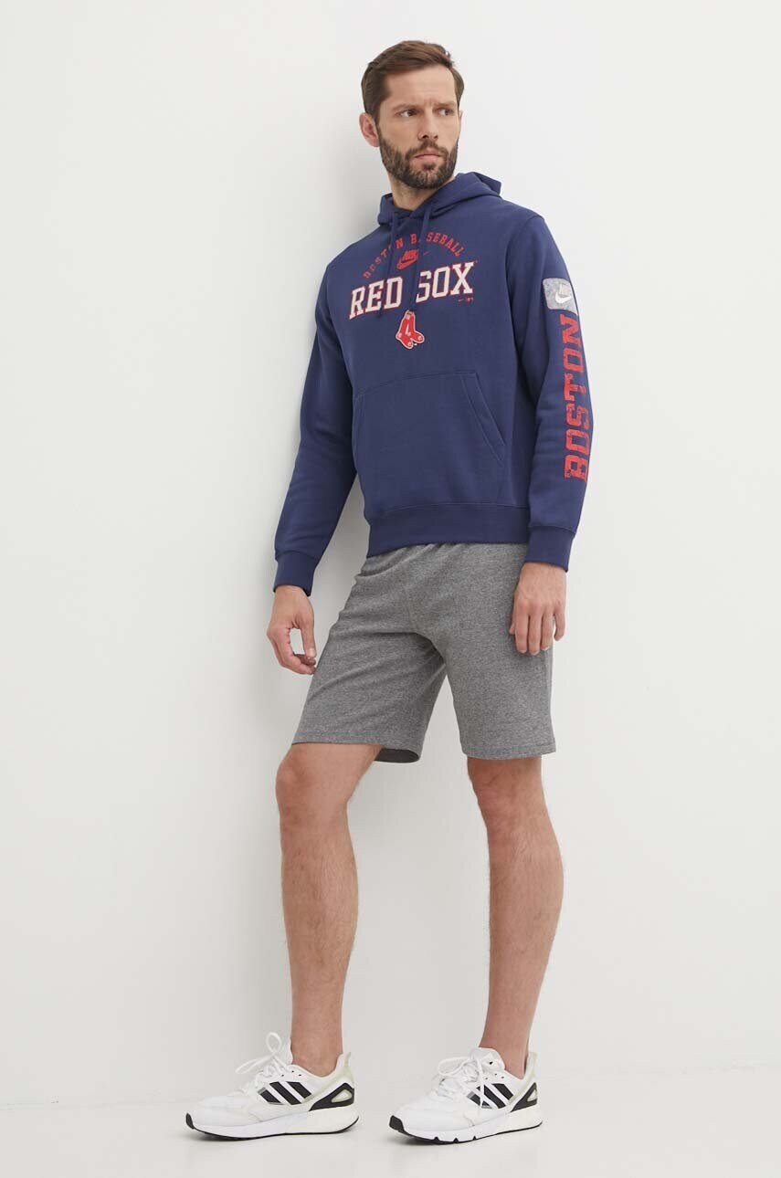 Кофта Nike Boston Red Sox чоловіча з капюшоном з принтом