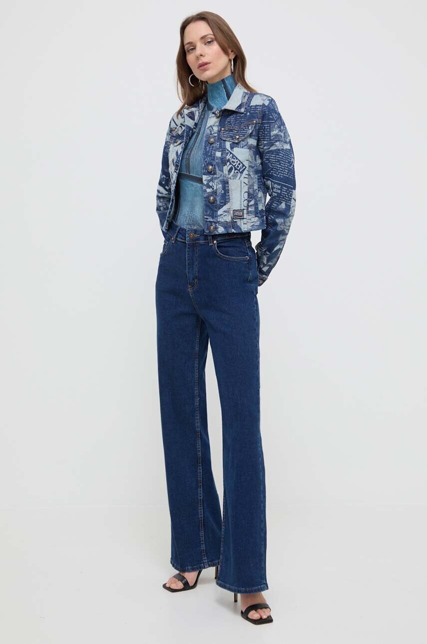 Бавовняний светр Versace Jeans Couture легкий півгольф