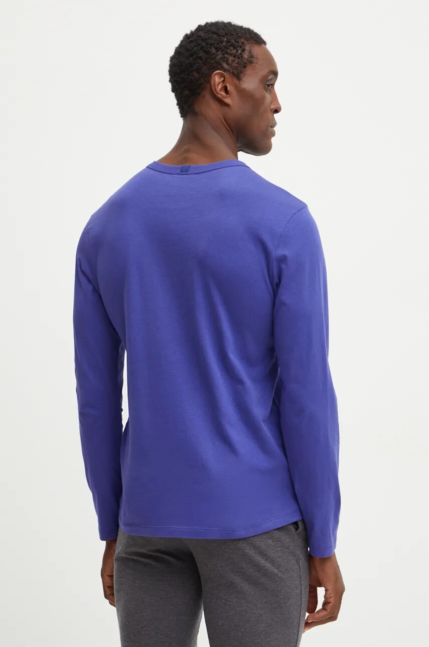 Бавовняний лонгслів лаунж United Colors of Benetton з принтом