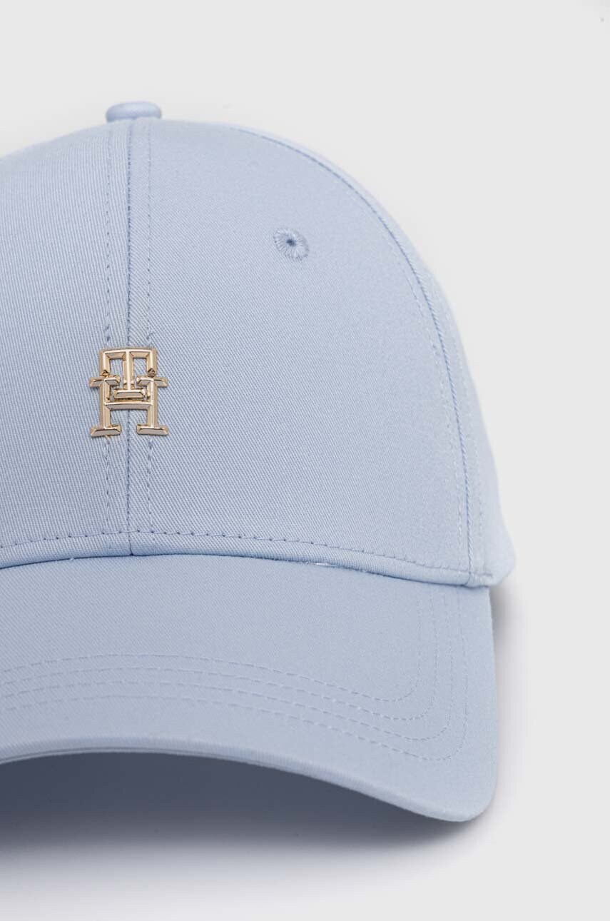 Бавовняна бейсболка Tommy Hilfiger однотонна