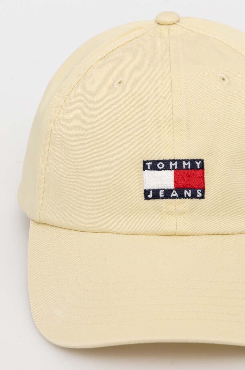 Бавовняна бейсболка Tommy Jeans з аплікацією