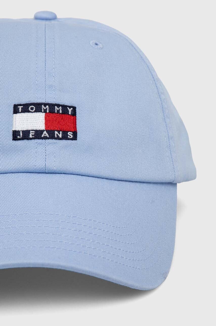 Бавовняна бейсболка Tommy Jeans з аплікацією