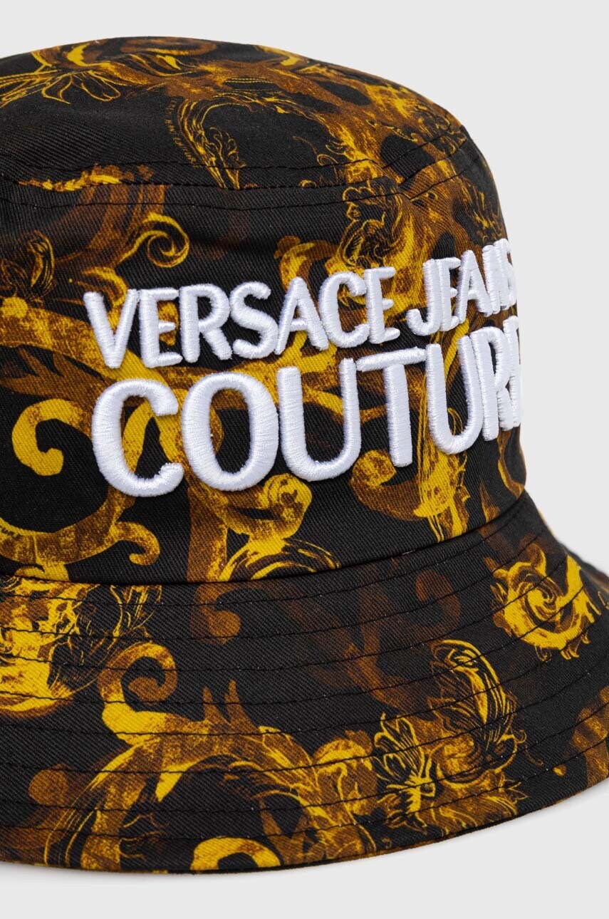 Бавовняний капелюх Versace Jeans Couture колір чорний з бавовни 76HAZK06 ZG267