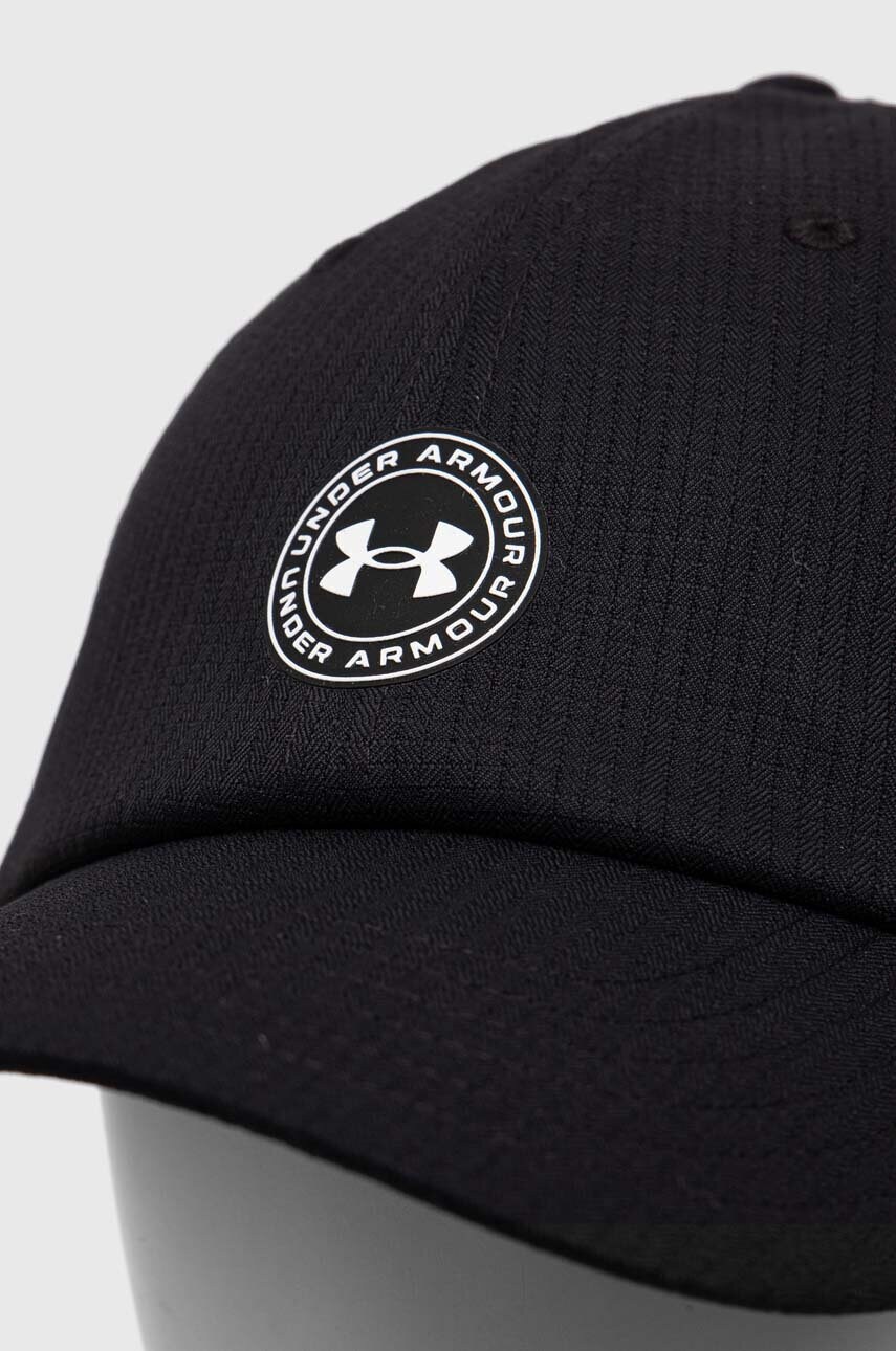 Кепка Under Armour Iso Chill Armourvent колір чорний однотонна