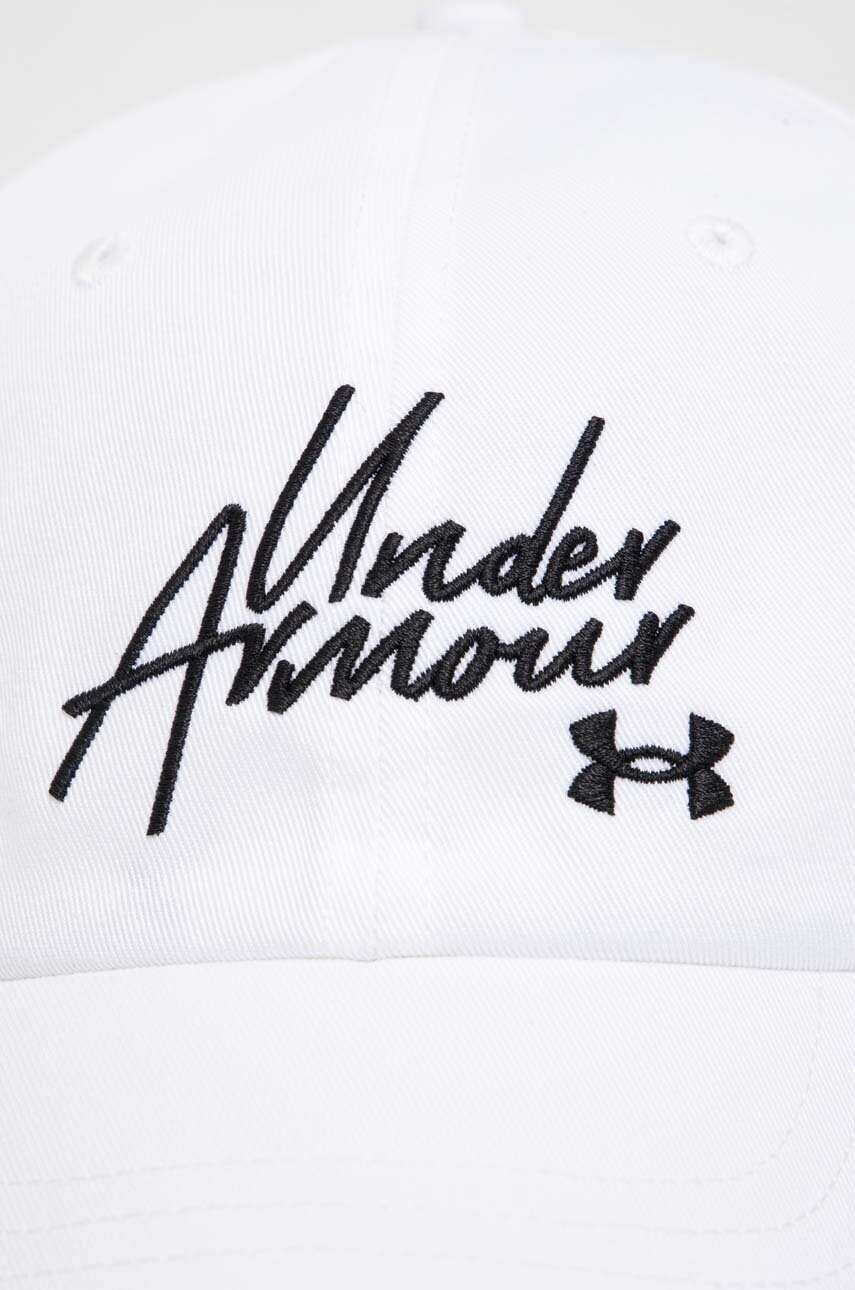 Кепка Under Armour Favorites колір білий з аплікацією 1369790