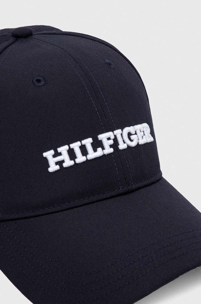 Кепка Tommy Hilfiger колір синій з аплікацією
