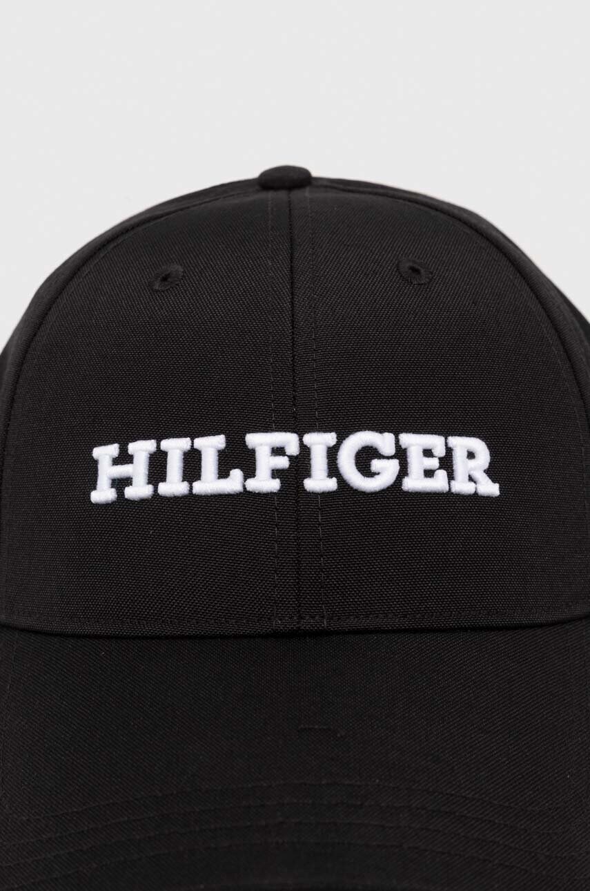 Кепка Tommy Hilfiger колір чорний з аплікацією