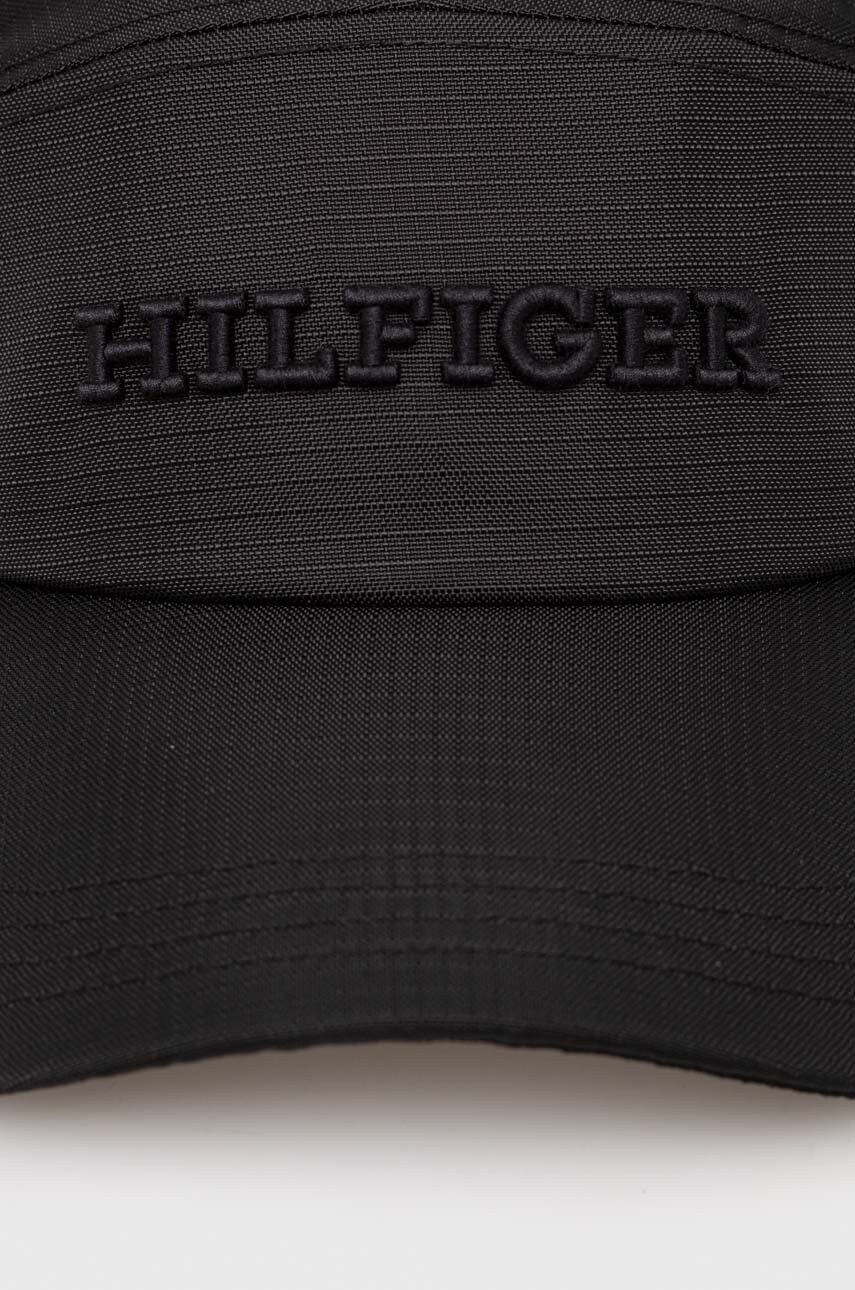 Кепка Tommy Hilfiger колір чорний з аплікацією