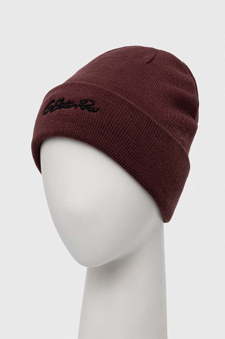 Шапка G-Star Raw колір коричневий
