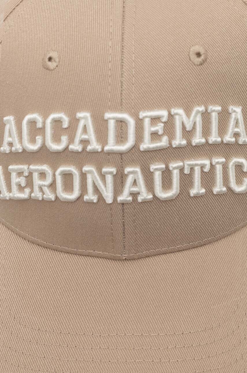 Кепка Aeronautica Militare колір бежевий з аплікацією