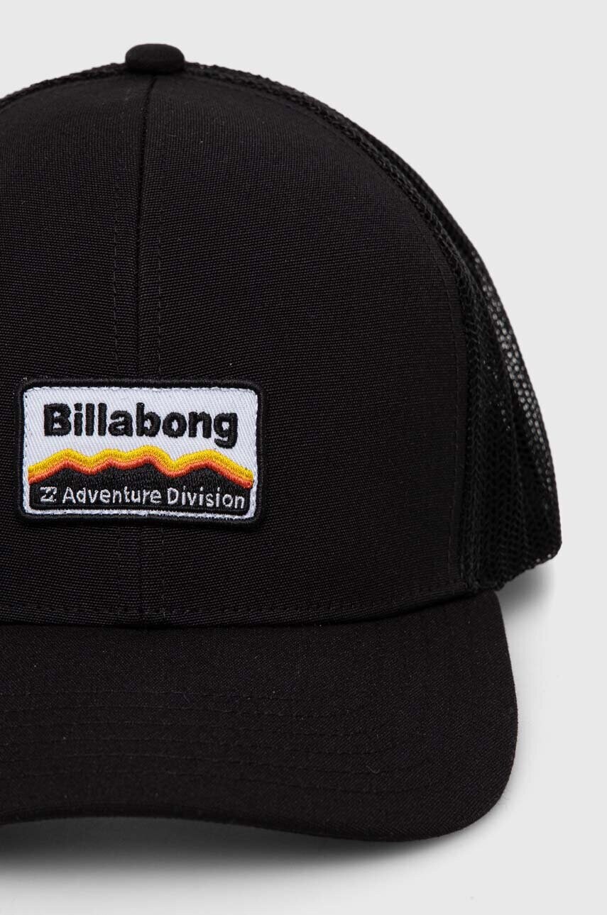 Кепка Billabong Adventure Division колір чорний з аплікацією ABYHA00459