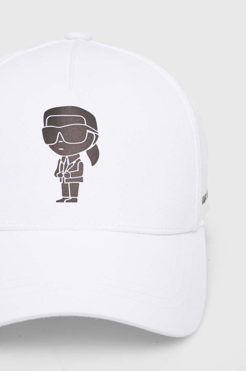 Кепка Karl Lagerfeld колір чорний з аплікацією 542123.805607