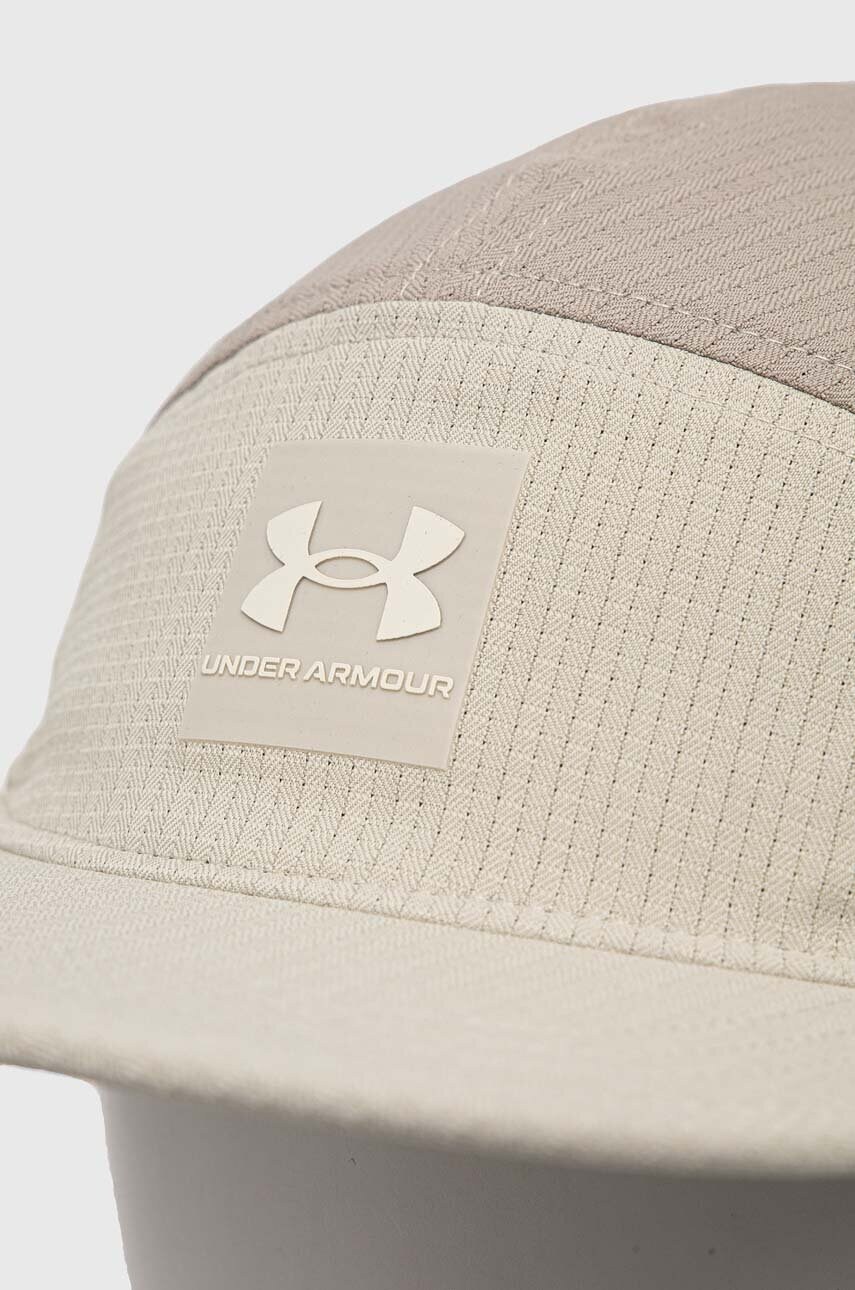 Кепка Under Armour Iso-Chill Armourvent колір бежевий з принтом