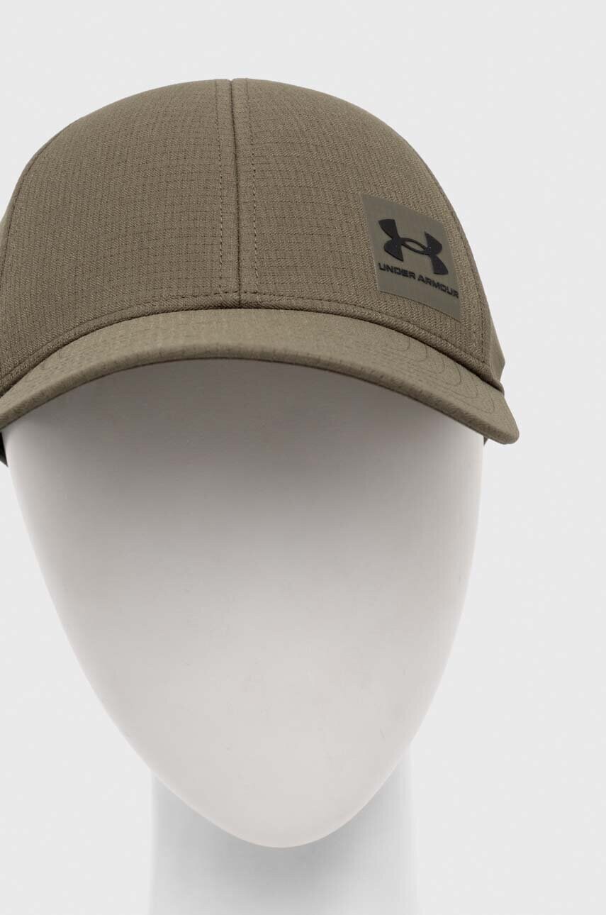 Кепка Under Armour Iso Chill Armourvent колір зелений однотонна