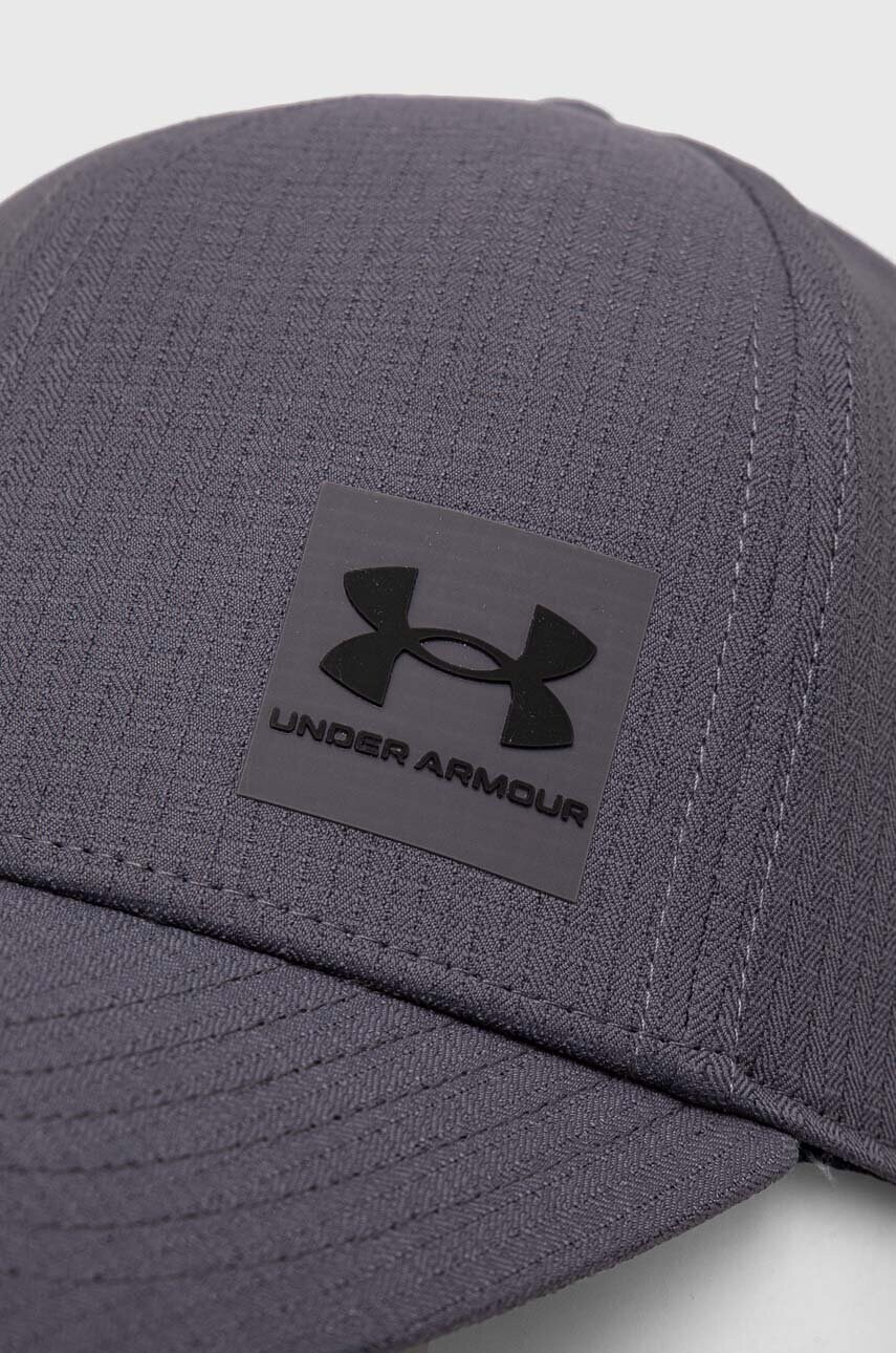 Кепка Under Armour Iso Chill Armourvent колір сірий однотонна