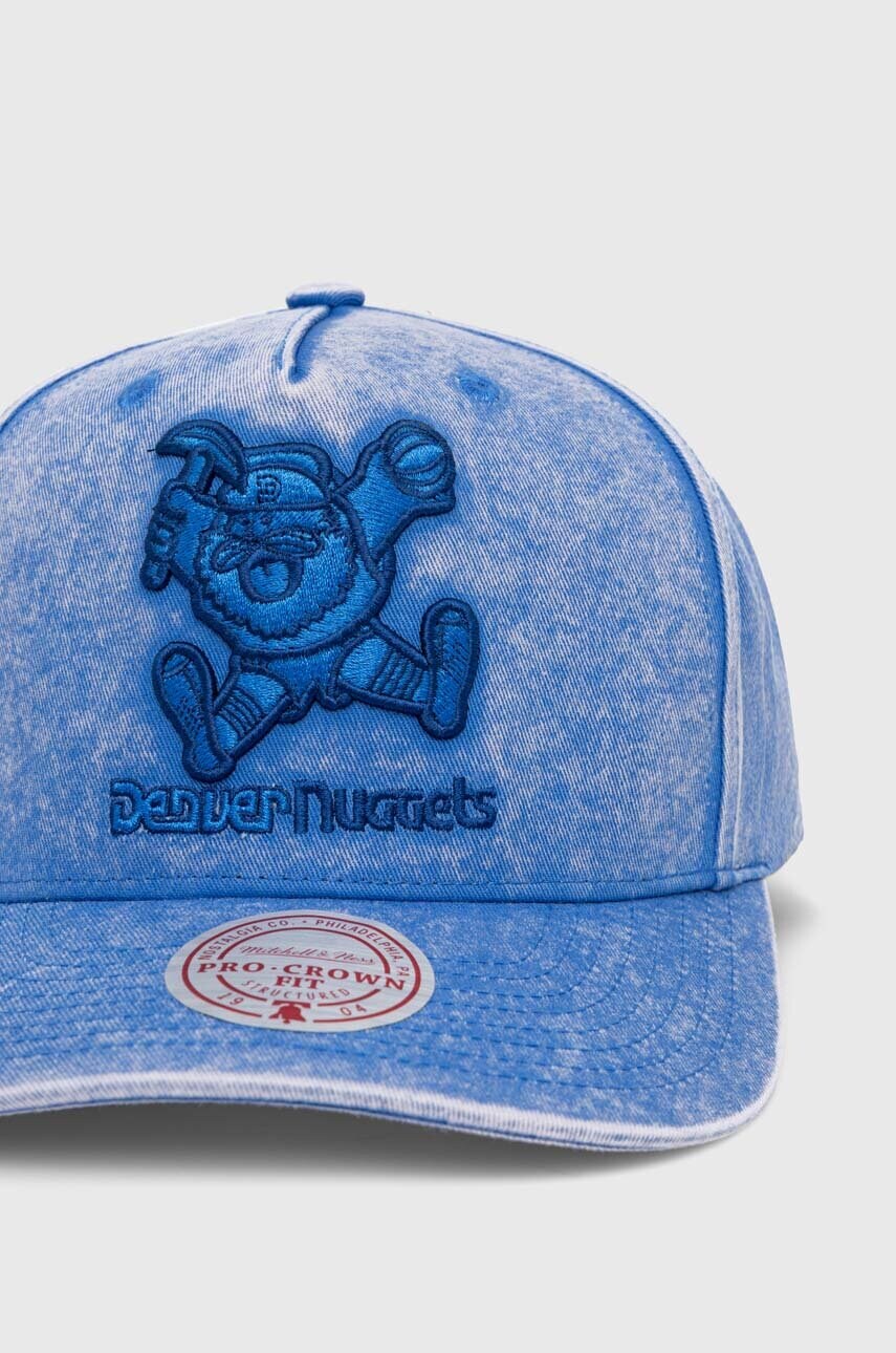 Бавовняна бейсболка Mitchell&Ness Denver Nuggets з аплікацією HHSS7503-DNUYYPPPBLUE