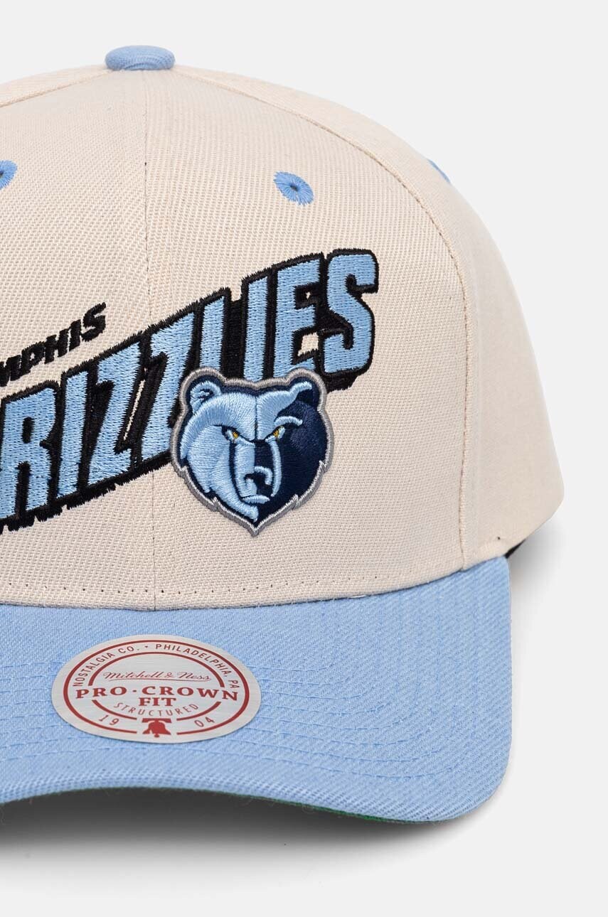 Кепка Mitchell&Ness Memphis Grizzlies колір бежевий візерунок HHSS7555-MGRYYPPPOFWH