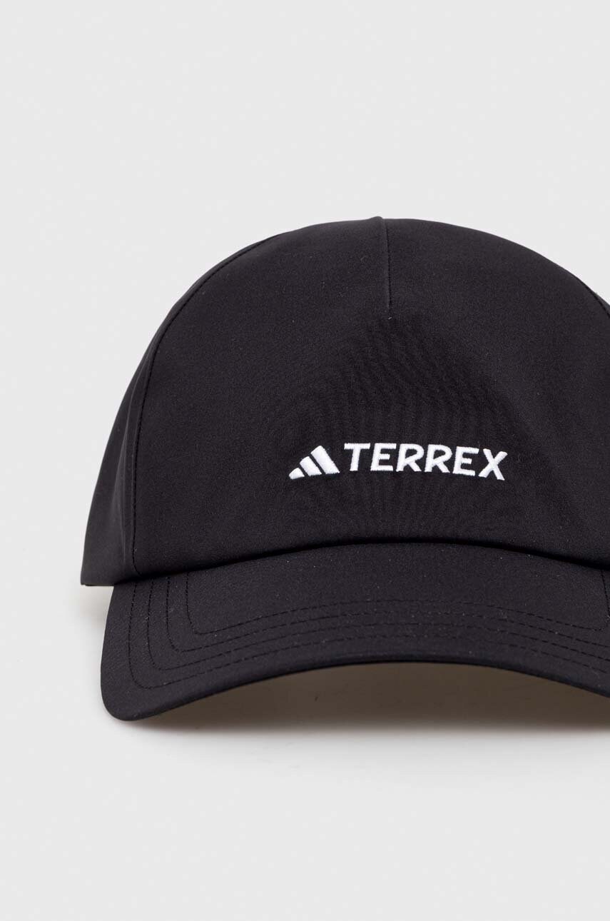 Кепка adidas TERREX колір чорний з аплікацією