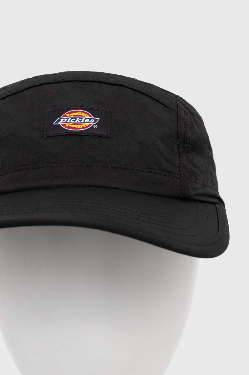 Кепка Dickies FINCASTLE CAP колір чорний з аплікацією DK0A4YPC