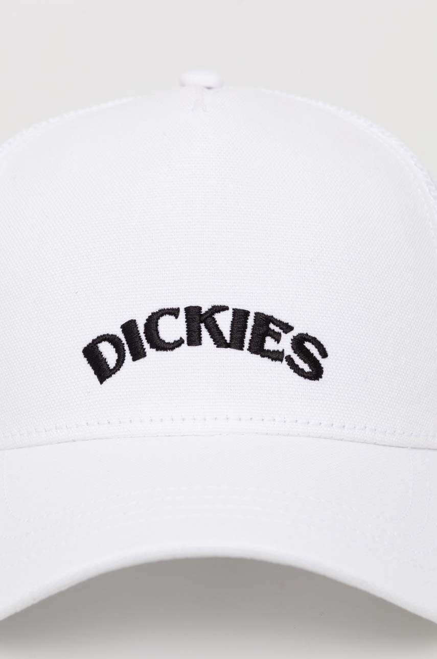 Кепка Dickies SHAWSVILLE TRUCKER колір білий з аплікацією DK0A4YPG