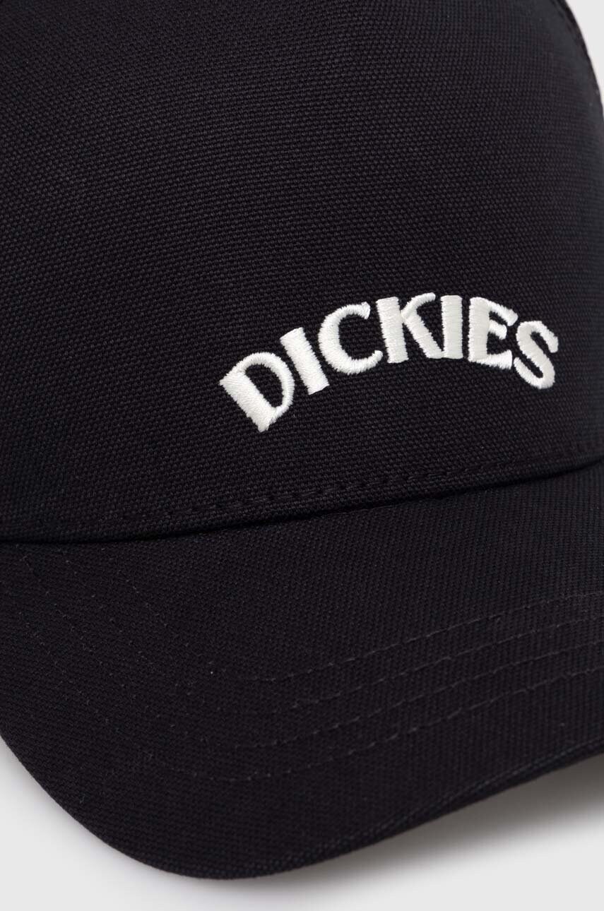 Кепка Dickies SHAWSVILLE TRUCKER колір чорний з аплікацією DK0A4YPG