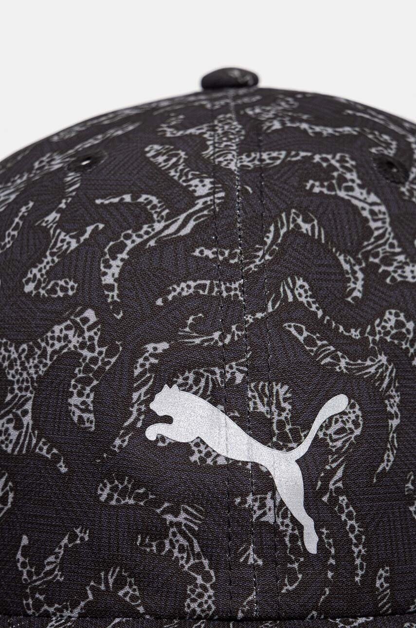 Кепка Puma колір чорний візерунок 023152