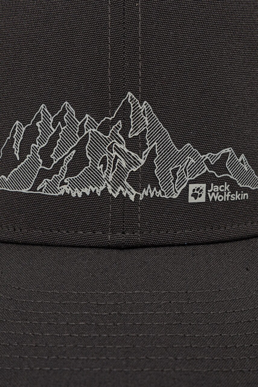 Кепка Jack Wolfskin Brand колір чорний візерунок
