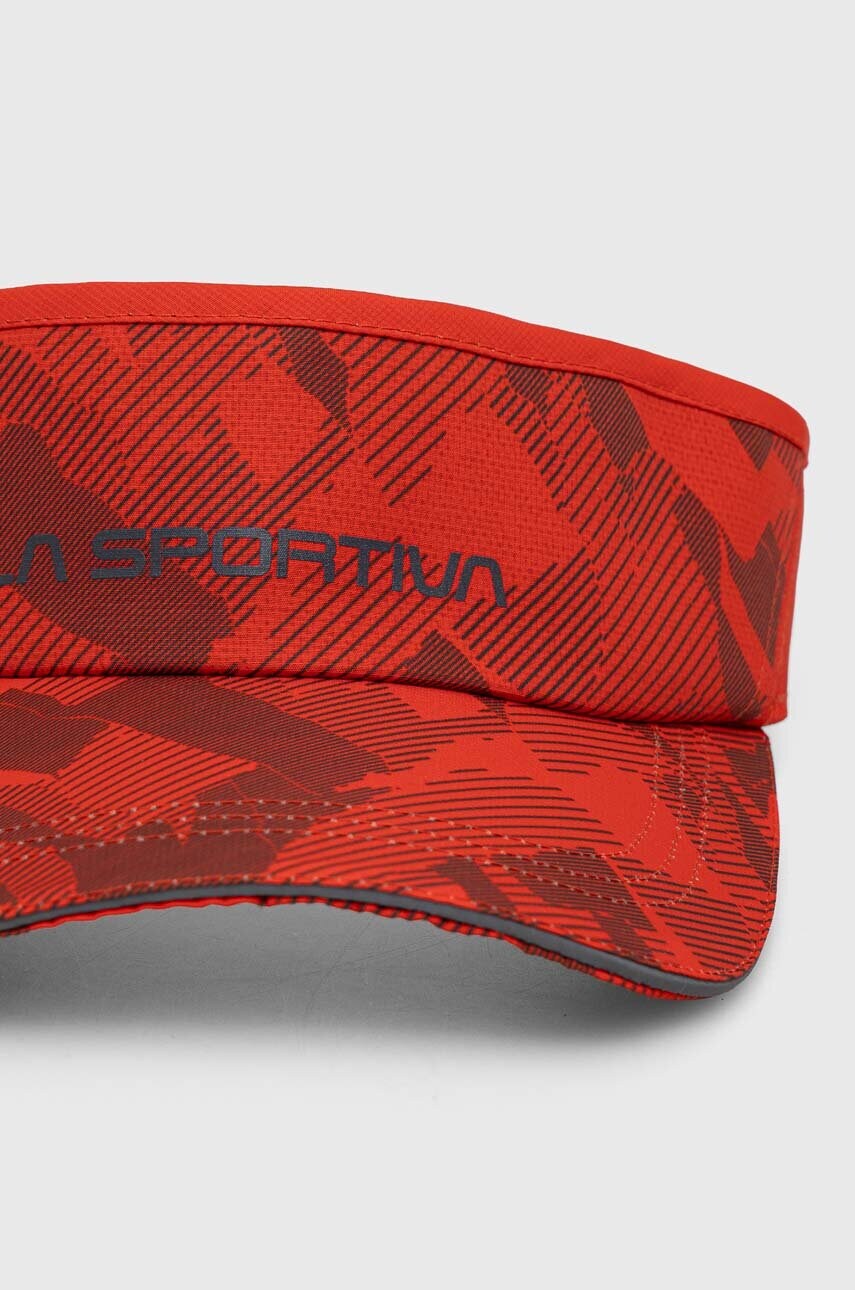 Козирок від сонця LA Sportiva Skyrun колір червоний візерунок