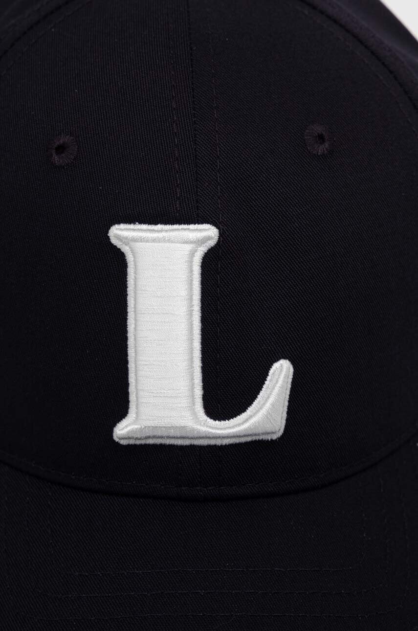 Кепка Lacoste колір синій з аплікацією
